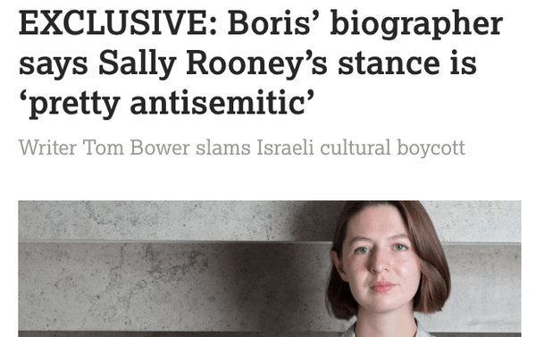 featured image thumbnail for post The Jewish Chronicle quote LAAS on Sally Rooney